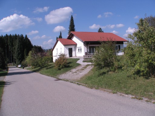 Blick aufs Grundstück